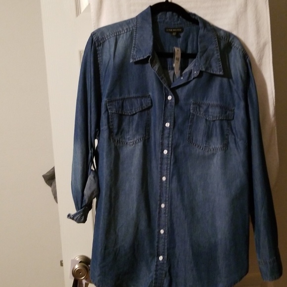 Lane bryant denim shirt Clearance